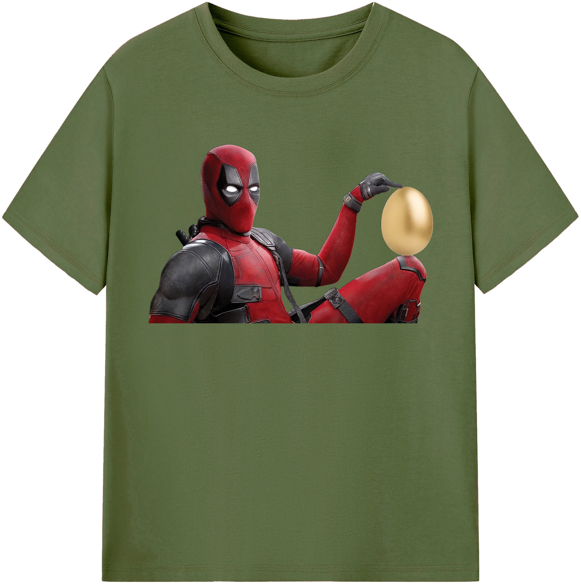 （画像用） Deadpool デッドプール 綿100％半袖Tシャツ（フロントプリント）